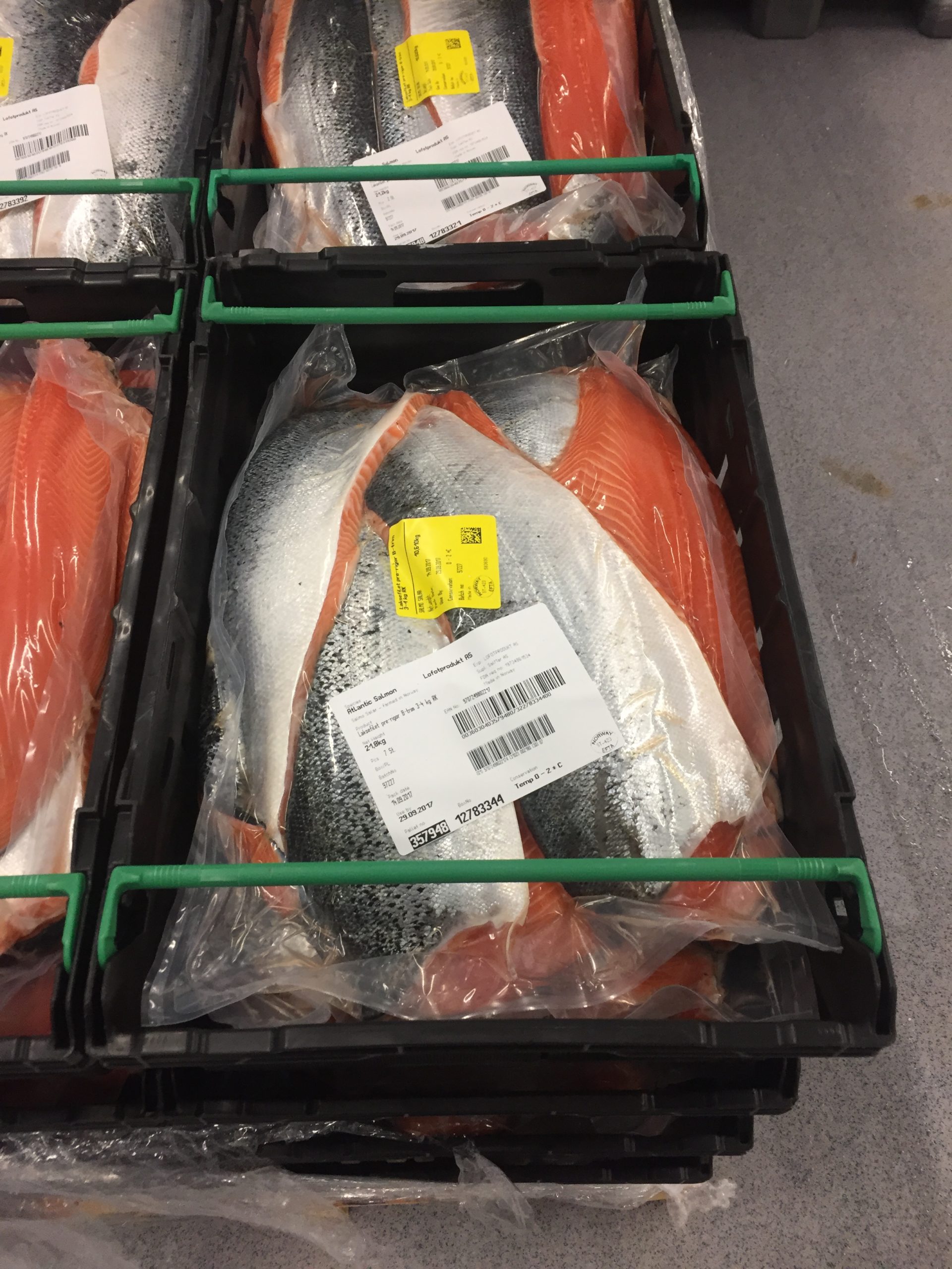 Emballasje i sjømatnæringen