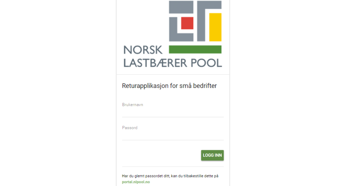 NLP LIGHT  retursystem for småbedrifter